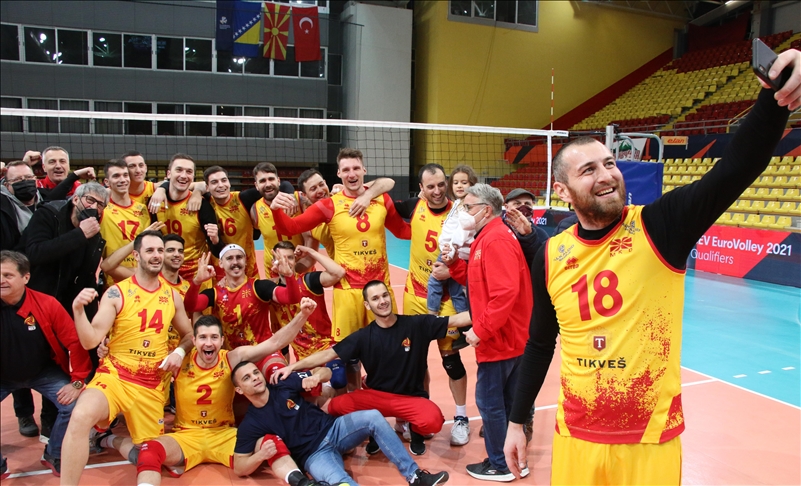 Северна Македонија ја победи Турција и се пласира на Европското првенство во одбојка 2021