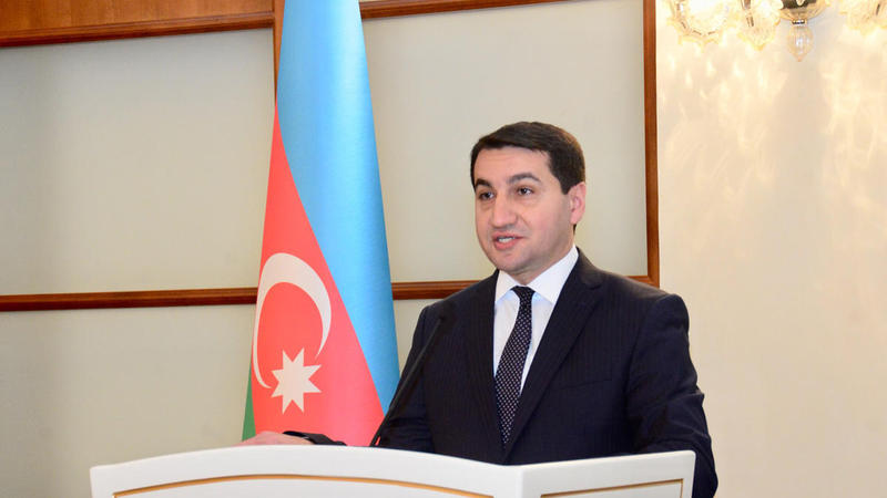 Hikmət Hacıyev: "Dövlətlərimiz bütün beynəlxalq arenalarda bir-birini qəti şəkildə dəstəkləyir”