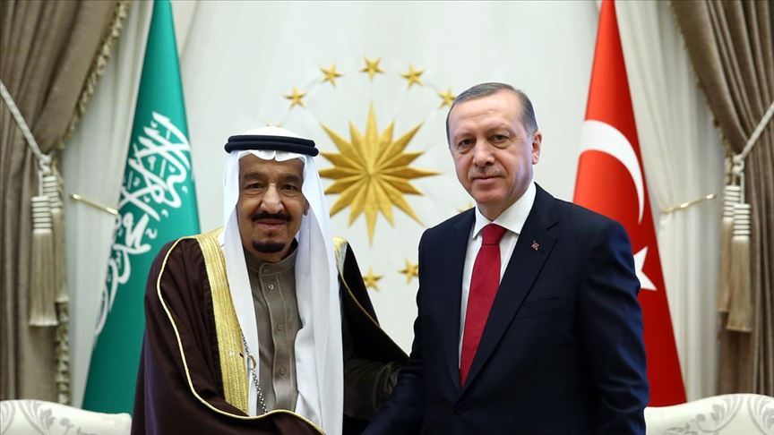 أردوُغان سلمان بن عبدالعزیز بیلن تلفن آرقالی دوشوشیق گچیردی