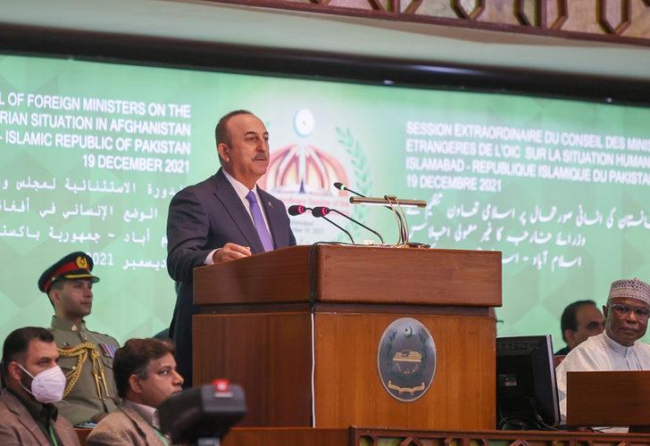 د اسلامي همکاریو تشکیلاتو په غونډه کې د افغانستان په اړه د چاووش اوغلو څرګندونې