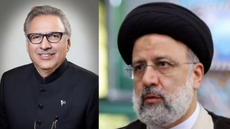 صدر مملکت ڈاکٹر عارف علوی کی نو منتخب ایرانی صدر سید ابراہیم رئیسی کو مبارکباد