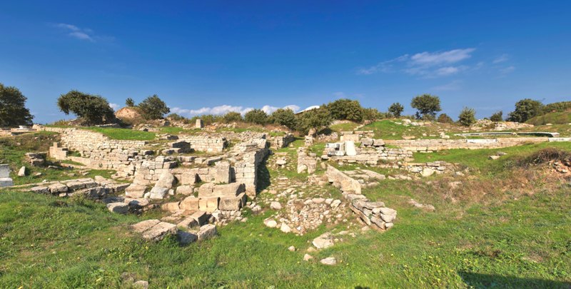 O Cavalo De Troia Localiza-se Na Turquia De Canakkale Imagem de