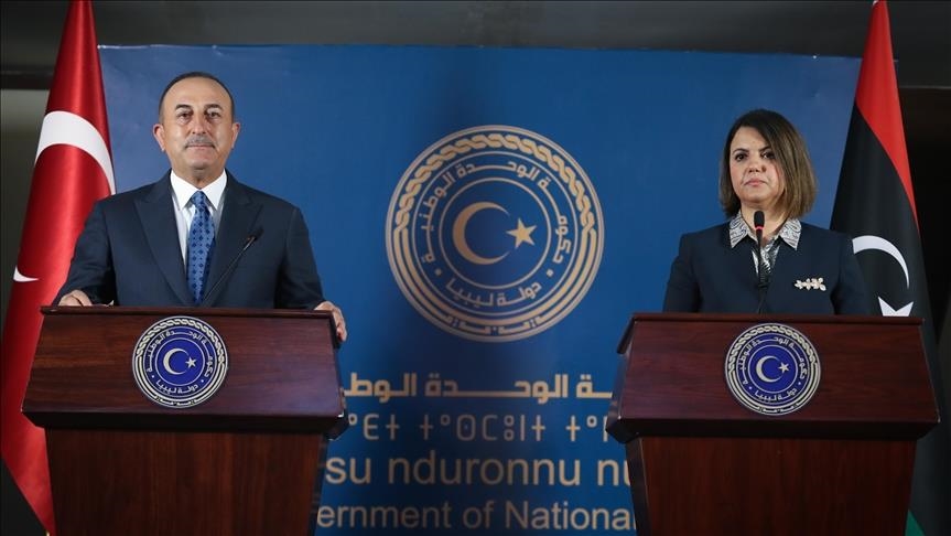 Mewlüt Çawuşogly liwiýaly kärdeşi bilen umumy metbugat ýygnagyny geçirdi