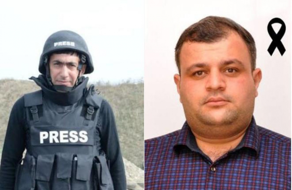 Kəlbəcərdə minaya düşən jurnalistlərin cənazəsi Bakıya gətirilib