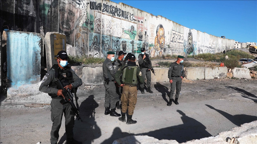 Palestinos protestam contra as violações de Israel em Gaza