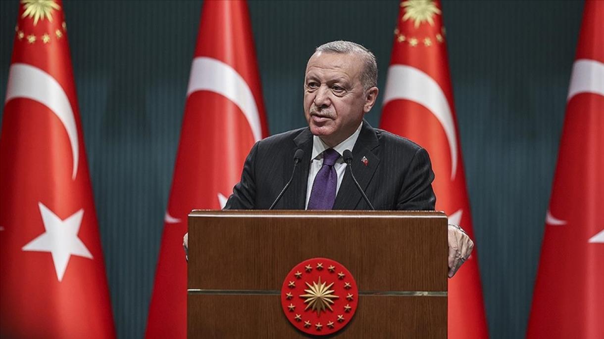 Prezident Rəcəb Tayyib Ərdoğan Filippo Qrandini qəbul edib