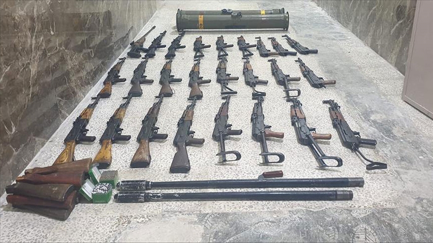 PYD/YPG-nin Münbicə aparılmaq istənən silah-sursatı ələ keçirilib