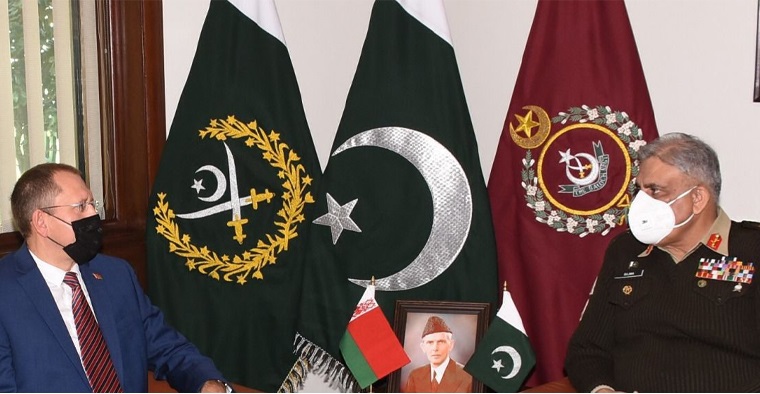 پاکستان بیلاروس کے ساتھ تعلقات کو مزید فروغ دینے کا متمنی ہے، آرمی چیف