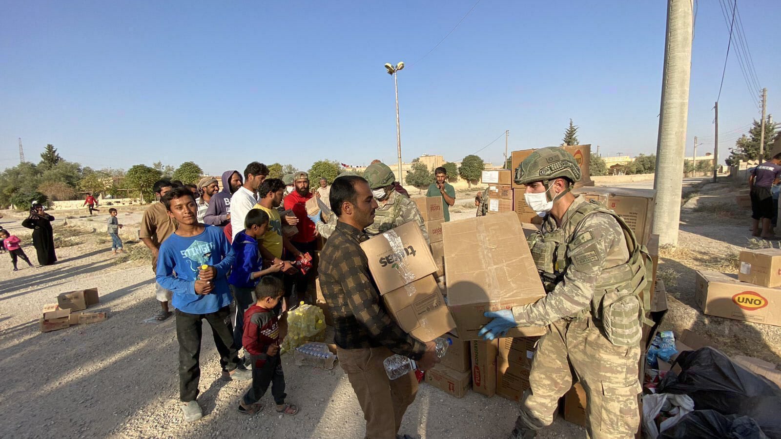 Turki Berikan Bantuan Pakaian dan Kerusi Roda untuk Warga Syria