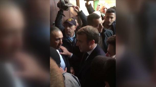 تنش بین ماکرون و پلیس اسرائیل