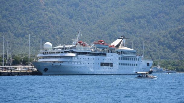 O cruzeiro Orient Queen veio para Marmaris