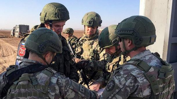 Sojojin Turkiyya-Rasha sun gudanar da sintiri na 12 a Siriya