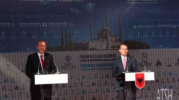 Xhamia Namazgja - Nishani-Erdogan përurojnë fillimin e punimeve
