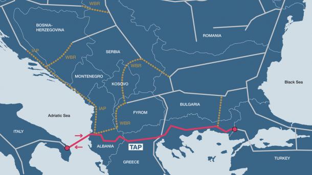 TAP poston njoftimin e kontratës për valvulat me diametër të madh