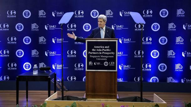 Kerry në Singapor për tregtinë e lirë të Transpaqësorit
