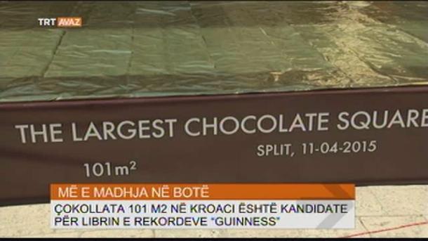 Kroaci - Çokollata më e madhe në botë, kandidate për "Guinness"