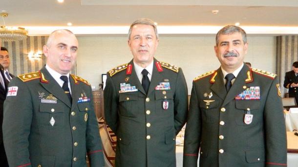 Incontro tripartito dei capi di Stato Maggiore Turchia-Georgia-Azerbaigian