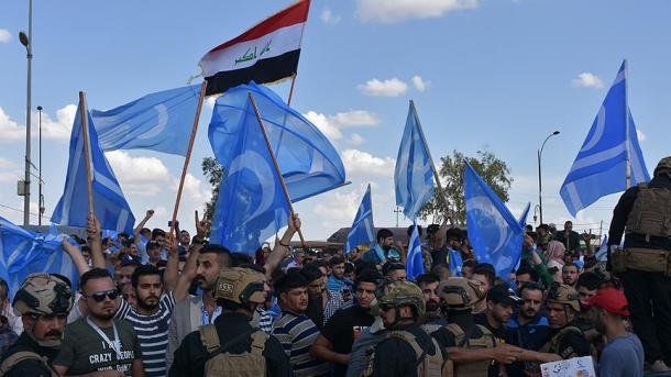 تظاهرات ترکمنان کرکوک ادامه دارد