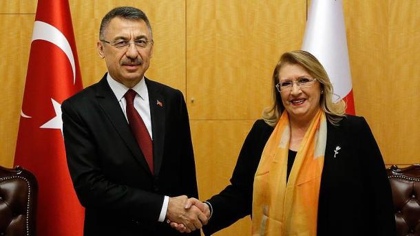 دیدار رئیس جمهور مالت با معاون رئیس جمهور ترکیه
