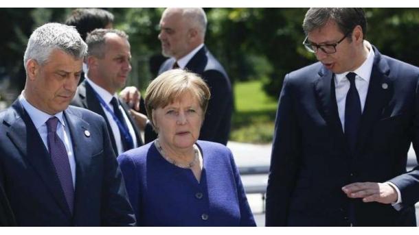 Presidenti Thaçi dhe Kryeministri Haradinaj në Berlin, kundër shkëmbimit të territoreve