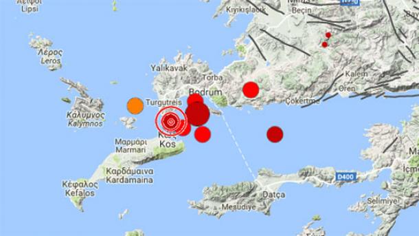 爱琴海地震导致希腊2人丧生