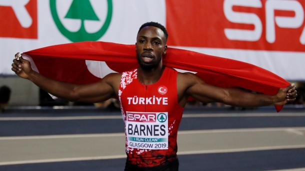 Pelari Cepat Emre Zafer Barnes Raih Medali Perak