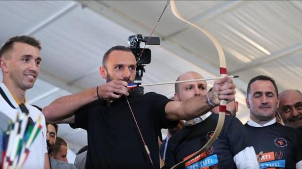Muriqi dhe futbollistët e tjerë i bashkangjiten festivalit sportiv dhe kulturor, Etnosport