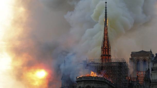 Líderes mundiales expresan sus pensamientos sobre el incendio en la catedral de Notre Dame