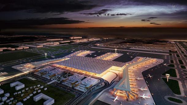 Continua a toda a velocidade a construção do 3º aeroporto de Istambul, o maior do mundo