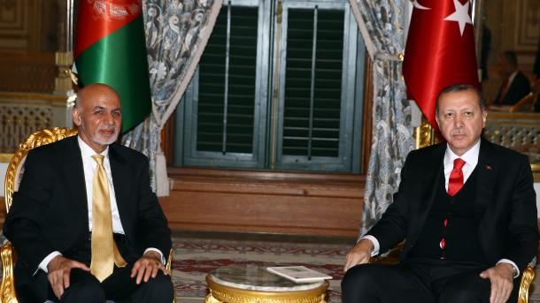 اردوغان اشرف غنی بیلن اوچره شدی