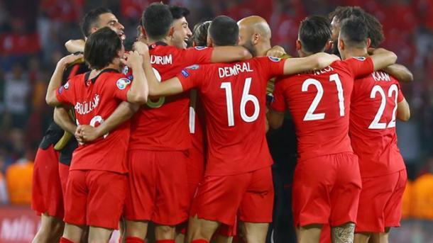 A seleção nacional turca ocupa o 37º lugar no ranking mundial da FIFA