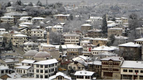 مناظر زیبای زمستان در استان کارابوک ترکیه