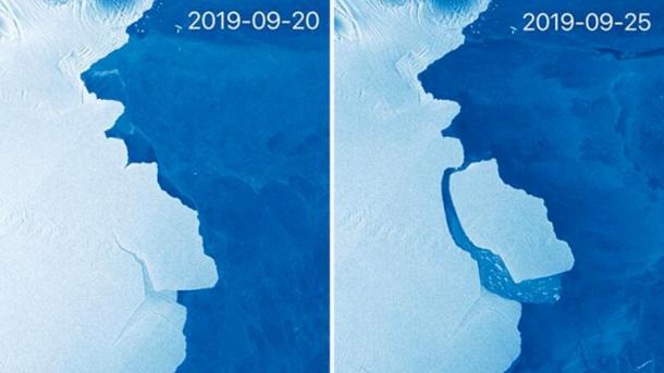 南極で巨大氷山が分離 コンヤ県ウルグン区と同面積