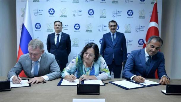 Türkiyə ilə Rusiya şirkətləri arasında Akkuyu atom elektirik stansiyası ilə bağlı müqavilə imzalandı