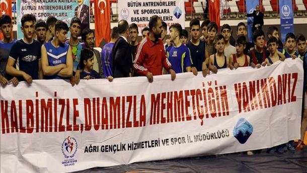 کشتیگیران ایرانی و تورکیه یی از عملیات شاخه زیتون اعلام حمایت کردند