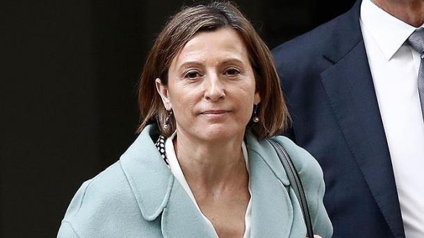 Forcadell sale de la prisión tras pagar su fianza impuesta por el Tribunal Supremo