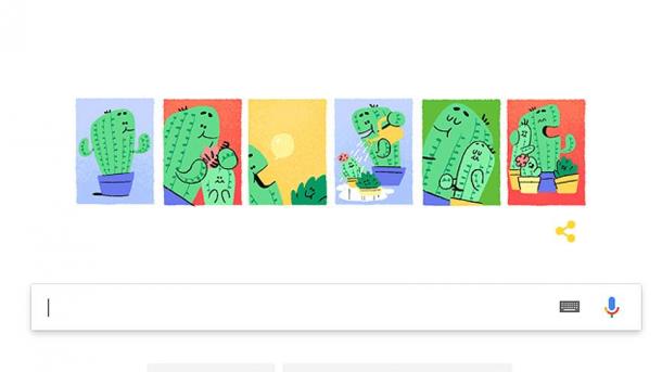 Поисковый сайт Google разместил анимированный логотип-дудл по случаю Дня отца