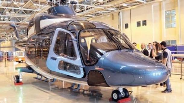O primeiro helicóptero de produção nacional faz seu primeiro voo