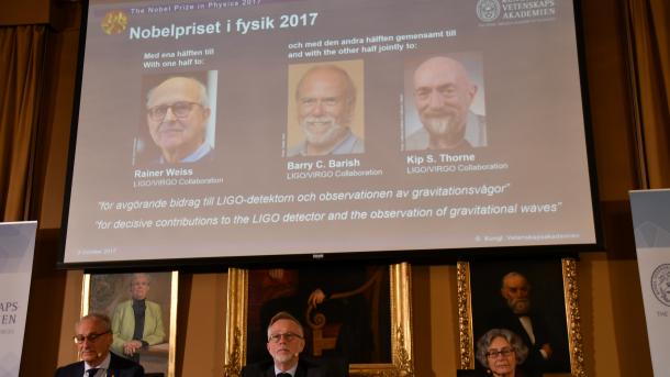Tre shkencëtarë fitojnë Çmimin Nobel për fizikë