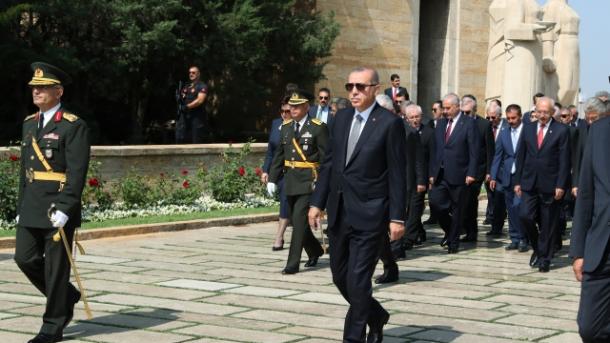 Hotunan bikin Ranar Nasara ta 30 ga Agusta a Anitkabir da ke Turkiyya