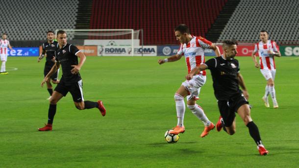 Zvezda ubedljivo protiv Suduve (3:0) u prvoj utakmici drugog kola kvalifikacija za Ligu šampiona