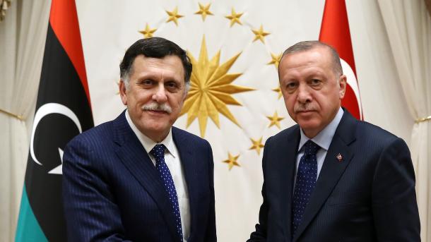 اردوغان فایز السراج را به حضور پذیرفت