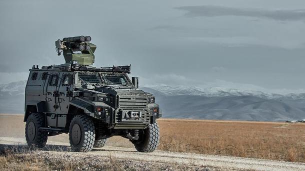 ASELSAN завершила тестирование ПТРК для бронемашин типа Ejder Yalçın 4x4