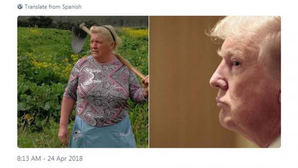 Spanische „Zwillingsschwester“ von Trump