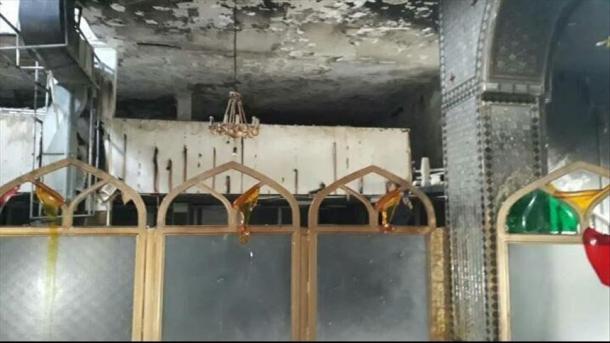مرقد «امامزاده بنت الحسن» در شهر شیراز به آتش کشید