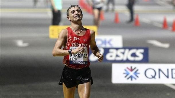Salih Korkmaz, quinto em Doha