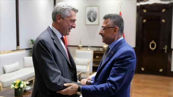 دیدار معاون رئیس جمهور ترکیه با کمیسریای عالی پناهندگان سازمان ملل