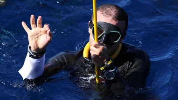 Mustafa Beyaz bate recorde no Mundial de Apneia Outdoor em Antalya