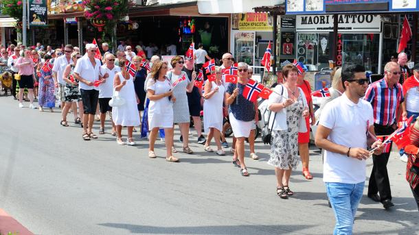 Norweger feiern ihren Nationaltag in Antalya