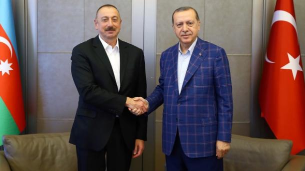 ئەردوغان ئىستانبۇلدا ئەلىيېۋ بىلەن كۆرۈشتى